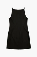Button-Front Cami Mini Dress