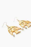 Glitter Fish Drop Earrings