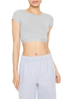 Seamless Scoop-Back Cropped Tee