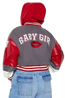 Plus Baby Girl Varsity Jacket