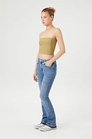 High-Rise Bootcut Jeans