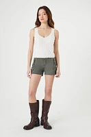 Twill Cargo Shorts