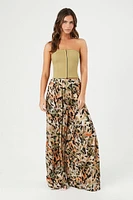 Abstract Print Palazzo Pants