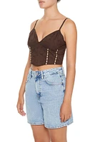 Eyelet Cropped Cami