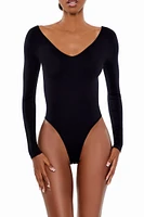 Seamless Thong V-Neck Bodysuit