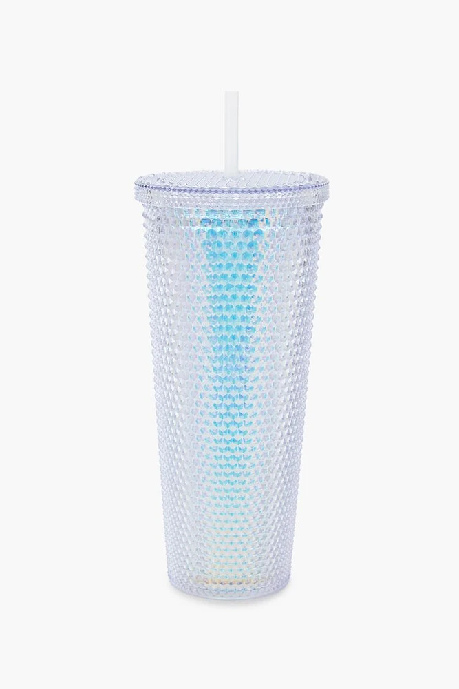 Iridescent Textured Tumbler