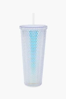 Iridescent Textured Tumbler