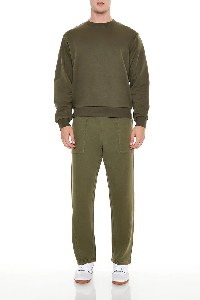 Washed Side-Pocket Pants