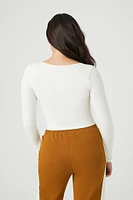 Seamless Ribbed Knit Crop Top