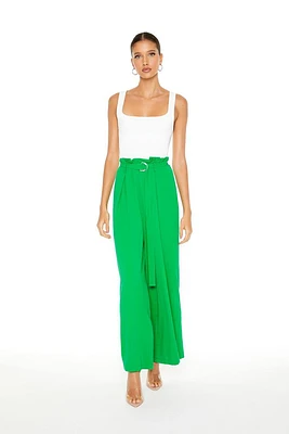 Belted Paperbag Palazzo Pants