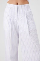 Striped Wide-Leg Pants