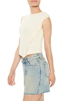 Asymmetrical Snap-Button Top