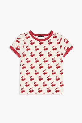 Girls Cherry Ringer Tee (Kids)