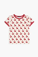 Girls Cherry Ringer Tee (Kids)