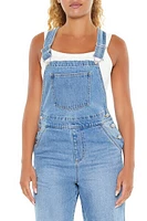 Denim Straight-Leg Overalls