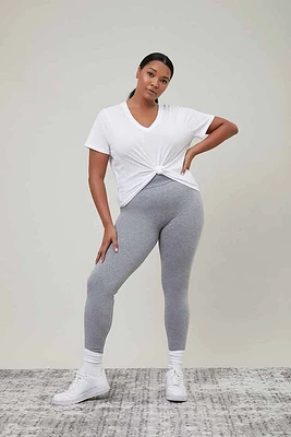 Plus Basic Cotton Leggings