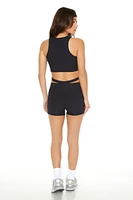 Active Cutout Biker Shorts