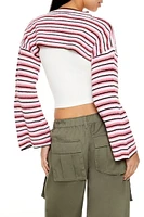 Striped Shrug Sweater