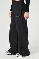 Fleece New York Graphic Pants