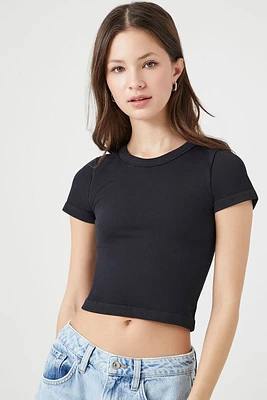 Cropped Seamless Tee