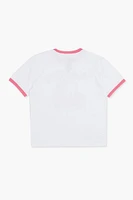 Girls Hello Kitty Ringer Tee (Kids)