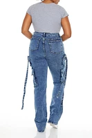 Plus Utility Cargo Jeans
