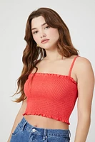 Smocked Cropped Cami