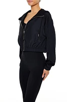 Active Hooded Zip-Up Jacket