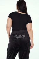 Plus Juicy Couture Cropped Tee