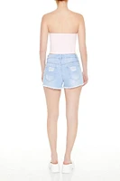 Faux Gem Denim Shorts