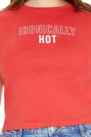 Plus Ironically Hot Baby Tee