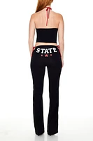 Cutout Side-Tie State Pants