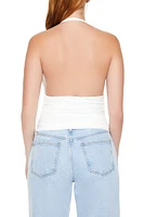 Plunging Halter Top