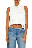 Twill Utility Crop Top