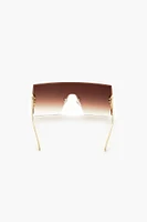 Rimless Shield Sunglasses