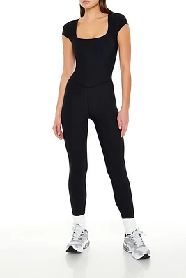 Active Square-Neck Jumpsuit