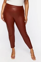 Plus Faux Leather Leggings