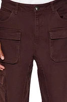 Twill Straight Cargo Pants