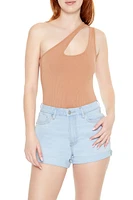 Cutout One-Shoulder Bodysuit