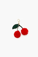 Pom Pom Cherry Keychain