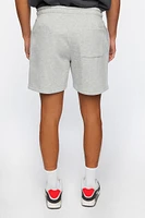 Heathered Drawstring Shorts