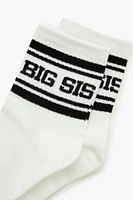 Big Sis Lil Crew Socks Set - 2 pack