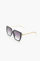 Chain Square Frame Sunglasses