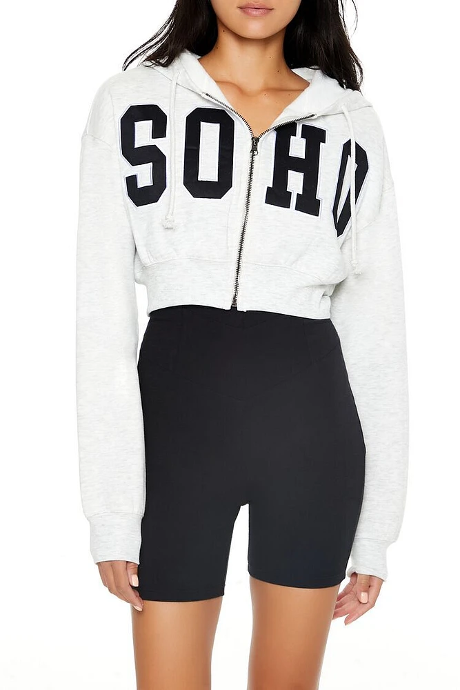 Soho Graphic Zip-Up Hoodie