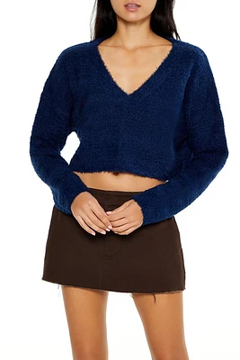 Crossover Mock Wrap Sweater