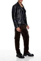 Velvet Wallet Chain Cargo Pants