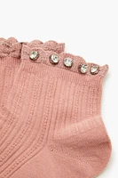 Floral Quarter Socks Set - 2 pack