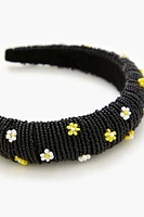 Floral Beaded Headband