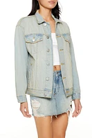 Stone Wash Denim Trucker Jacket