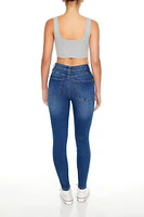 Mid-Rise Stretch-Denim Skinny Jeans